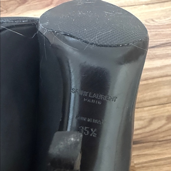 Saint Laurent Black High Heel Pumps - Picture 4 of 5